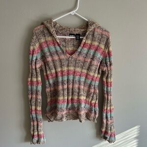 Vintage 90’s Y2K Vanity Striped Sweater - Size L